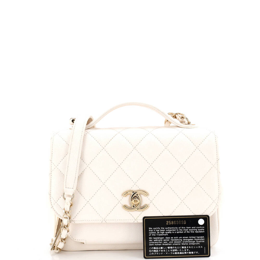 Chanel Small Business Affinity Flap Bag Quilted Caviar - Picture 2 of 6
